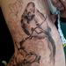 Tattoos - Asian Bird with Flowers In Progress - 58104